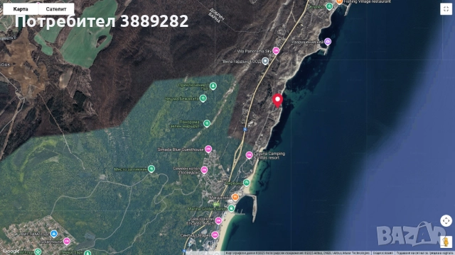 Продава парцел в околностите на к.к. Златни пясъци , Варна 