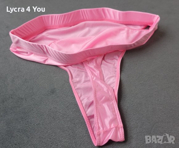 M/L нова дамска дълбока прашка от ликра в розово, снимка 7 - Бельо - 43562974