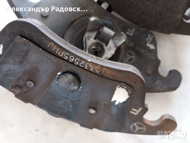 Предни накладки за спирачки на 2016 Мерцедес Бенц Е 350, снимка 4 - Части - 52720900
