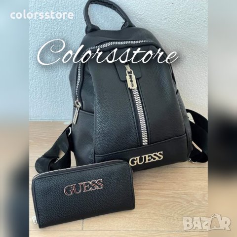 Черна раница Guess кодSG27, снимка 1 - Раници - 37643793