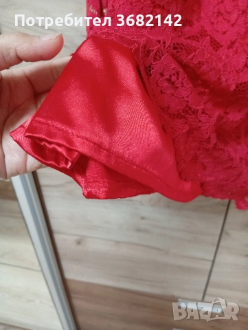 продавам червена рокля , снимка 2 - Рокли - 52498260