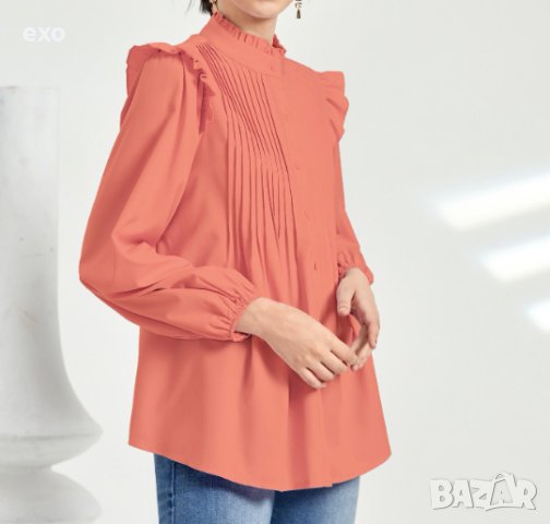Дамска риза, Елегантна дамска риза, Ефектна дамска риза, снимка 4 - Блузи с дълъг ръкав и пуловери - 43244249
