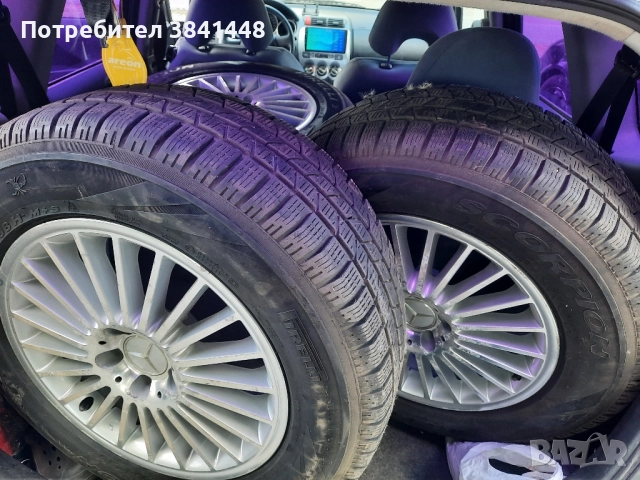 Мерцедес ML 163,164, снимка 2 - Гуми и джанти - 51989341