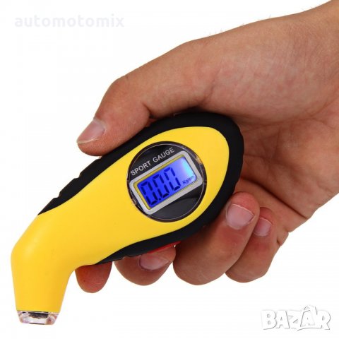 Дигитален манометър за гуми с LCD дисплей 2235, снимка 2 - Аксесоари и консумативи - 28016514