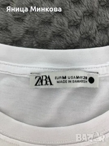 Дамска тениска Zara, снимка 5 - Тениски - 50160655