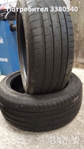 4 брой летни гуми Goodyear- 225/45/R17, снимка 5 - Гуми и джанти - 43681042