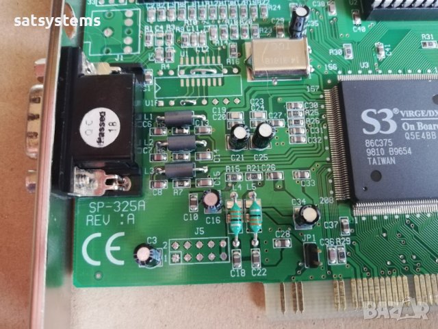 Видео карта S3 VIRGE/DX Sparkle SP-325A REV.A 4MB PCI, снимка 6 - Видеокарти - 36758062
