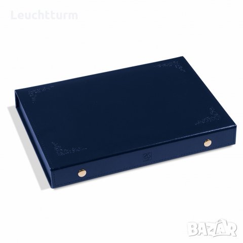  кутия за съхранение и презентация на монети с 4 табли за 128 монети - LEUCHTTURM, снимка 2 - Нумизматика и бонистика - 28388965