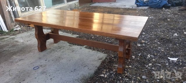 маса холна дървена, снимка 4 - Маси - 43976996