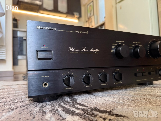 Pioneer A-616 Mk2 стерео, снимка 11 - Ресийвъри, усилватели, смесителни пултове - 51585021