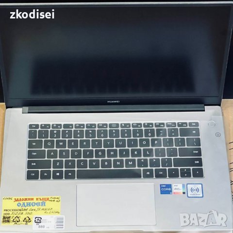 Лаптоп Huawei MateBook D15, снимка 2 - Лаптопи за работа - 39691841