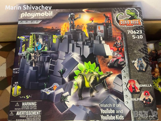 Playmobil Dino Rise - Скалата на Дино + Сайчания: Нашествие на робот, снимка 7 - Конструктори - 43880738