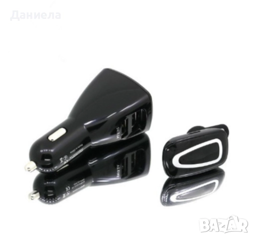 Безжични слушалки с USB зарядно за кола, снимка 2 - Слушалки и портативни колонки - 52523298