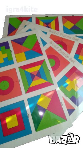 НОВО! 6в1 голяма дървена логическа дъска / качество / дървени играчки, снимка 3 - Образователни игри - 36926826