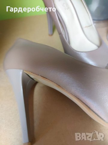Обувки на ток естествена кожа , снимка 2 - Дамски елегантни обувки - 38484296