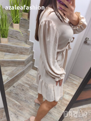 Дамска рокля с блясък, снимка 3 - Рокли - 52771429