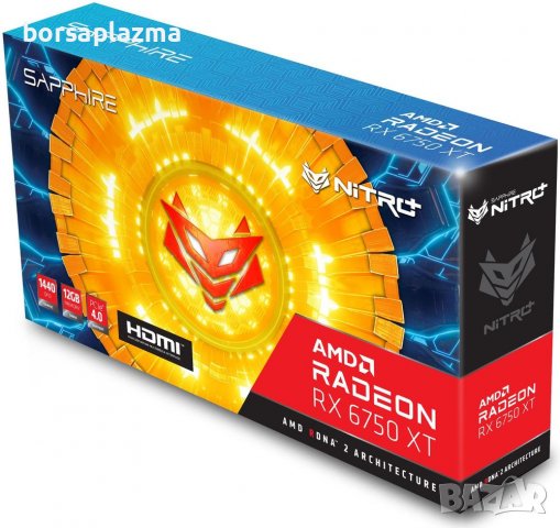 Sapphire Nitro+ Radeon RX 6750 XT Gaming OC 12G, 12288 MB GDDR6, снимка 2 - Видеокарти - 36796728