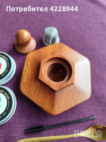 Уред сет за опушване на уиски, напитки, алкохол, коктейли, подарък , снимка 7 - Други - 53114862