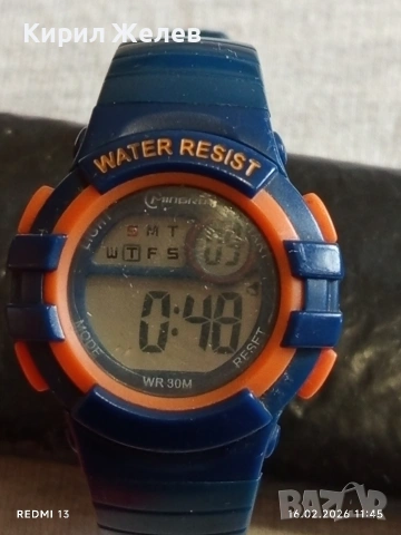 Винтидж електтронен часовник работи много красив стилен дизайн 51838