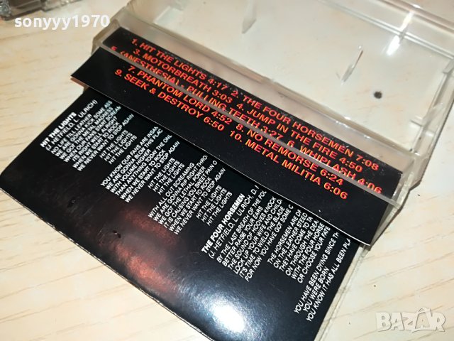 *METALLICA-КАСЕТА 1005231308, снимка 8 - Аудио касети - 40652961