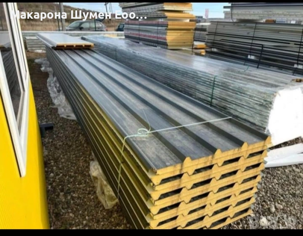 Покривен термопанел с 5 ребра антрацит 40мм