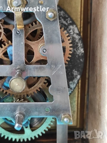 Стар Немски Часовник Хамбург Американ, снимка 8 - Антикварни и старинни предмети - 51391324