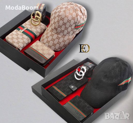 💥Gucci луксозни мъжки подаръчни комплекти / различни цветове 💥, снимка 7 - Портфейли, портмонета - 43505770