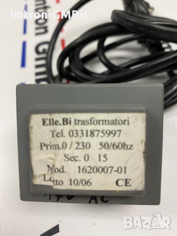 трансформатор transformer 17V AC   Mod.  1620007-01  Elle.Bi trasformatori, снимка 2 - Друга електроника - 43724610