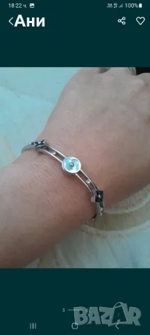 Твърда гривна, снимка 2 - Гривни - 48042488