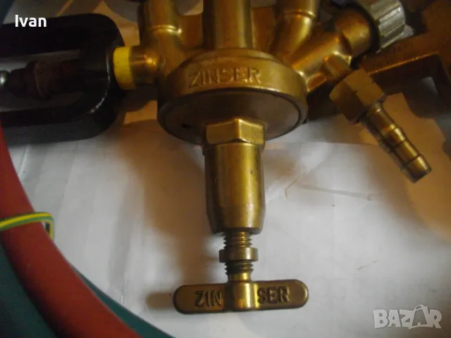 ОКСИЖЕН MESSER GRIESHEIM STARLET 1201 АЦЕТИЛЕНОВА ОКСИЖЕННА ГОРЕЛКА 2Х5м МАРКУЧИ И РЕДУЦИР ВЕНТИЛИ , снимка 16 - Други инструменти - 48090112