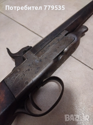 СТАРА ПУШКА ЛЕФОШЕ, снимка 2 - Антикварни и старинни предмети - 52915841