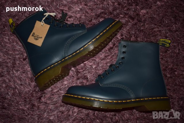Dr Martens 1460 - Navy Smooth Blue Mens Boots, снимка 7 - Мъжки боти - 26683123