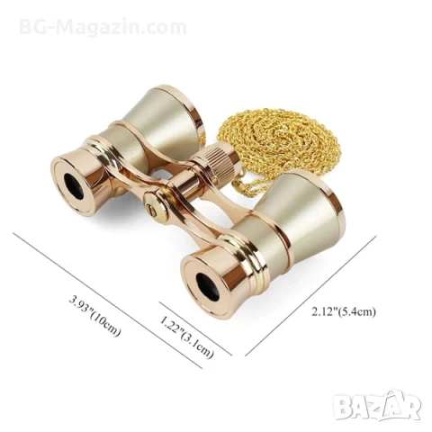 Професионален театрален бинокъл за театър опера концерт с увеличение 3x25, снимка 5 - Екипировка - 48367562