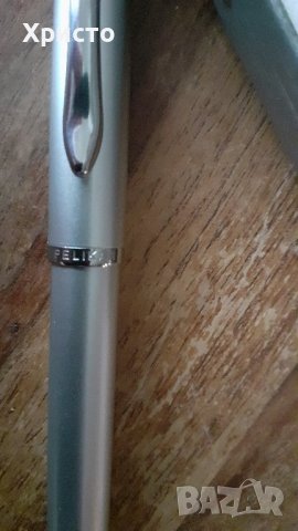 писалка Пеликан Peliкan сребрист метал в кутия, снимка 9 - Ученически пособия, канцеларски материали - 44041599