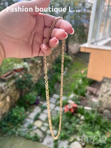 Златен синджир с уникална плетка може да се носи  и като тройна гривна за ръката ❤️