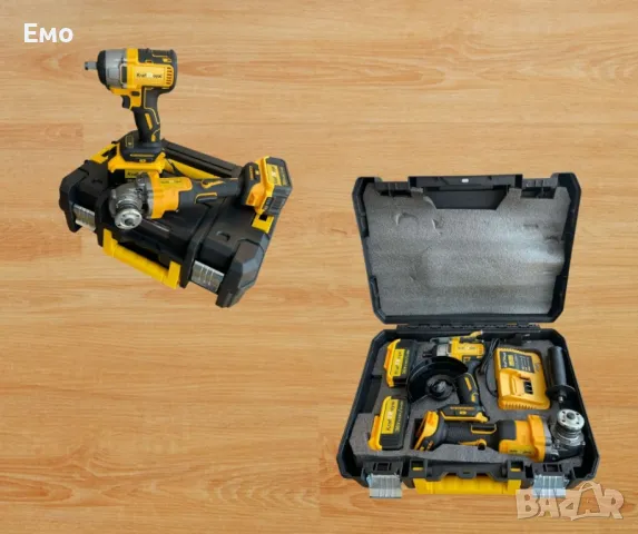 Комплект 2 в 1 акумулаторен гайковерт + ъглошлайф - 36V 8А, снимка 5 - Винтоверти - 48541329