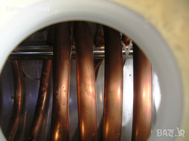 Резервоари за вода за вакуум тръбни слънчеви колектори под налягане, с медна серпентина ф.16 мм-20 м, снимка 2 - Бойлери - 32563433