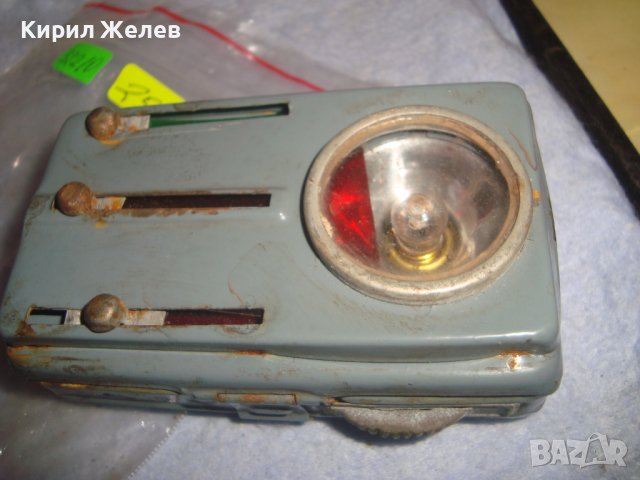 СТАРО СИГНАЛНО МЕТАЛНО РЯДКО РЕТРО БДЖ ФЕНЕРЧЕ с 4 ЦВЯТА 32210, снимка 3 - Антикварни и старинни предмети - 38276956
