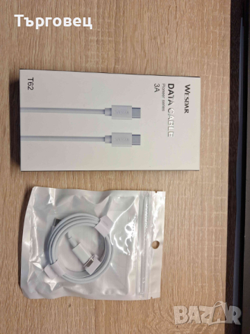 Кабели за бързо зареждане Type C to Type C , data , fast charging ,2броя, снимка 2 - Резервни части за телефони - 44897815