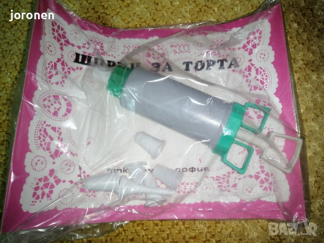 Шприц за торта с 6 приставки , снимка 2 - Аксесоари за кухня - 53222767