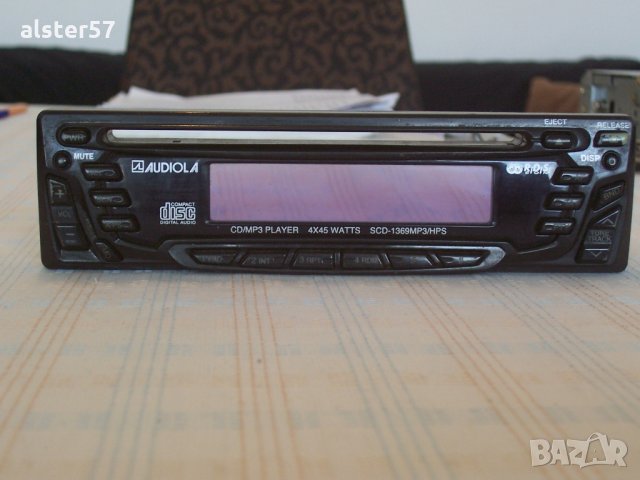 Панел за CD player Audiola SCD-1369MP3/HPS, снимка 2 - Аксесоари и консумативи - 28044778