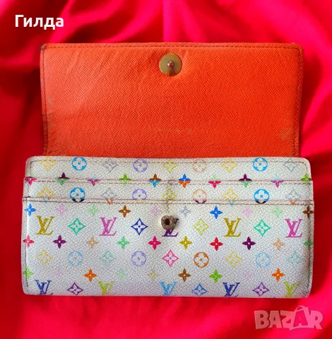 оригинално Louis Vuitton Sarah Wallet Multicolor портмоне налично, снимка 8 - Портфейли, портмонета - 49444217