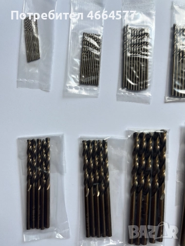 Кобалтови свредла/бургии HSS CO5%, снимка 5 - Други инструменти - 52588778