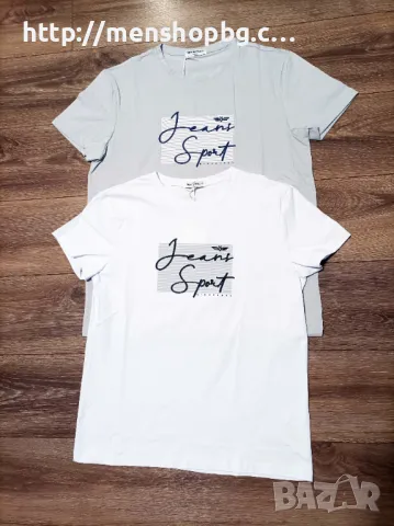 Мъжки тениски код 303 - бяла, снимка 1
