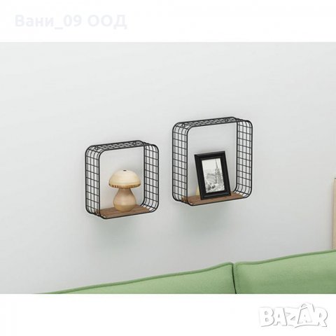 Сет 2 броя етажерки в индустриален стил, снимка 3 - Етажерки - 33362700