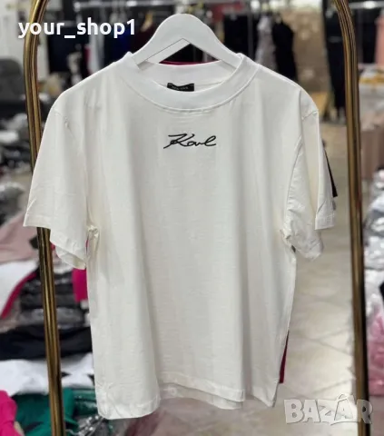 Karl Lagerfeld дамска тениска бродирано лого , снимка 1