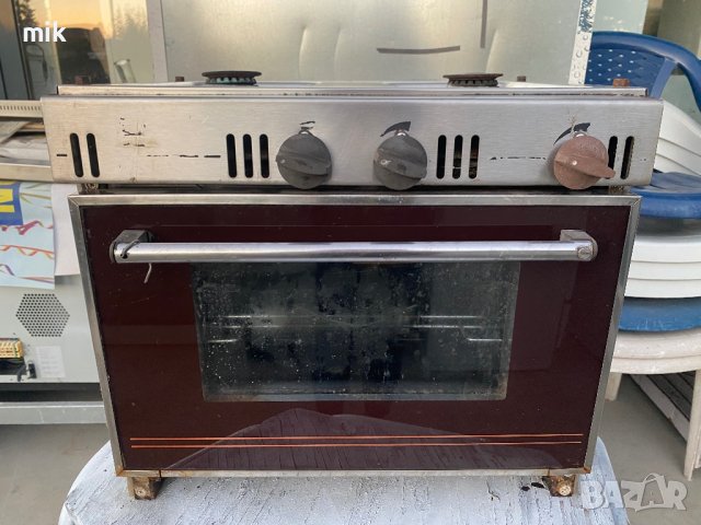 Готварска газова печка с котлони за каравана, снимка 1 - Печки, фурни - 38392504