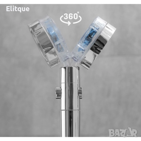 Слушалка за душ с перка и 3D ефект на водата и 360 градуса завъртане , снимка 9 - Други стоки за дома - 52906403