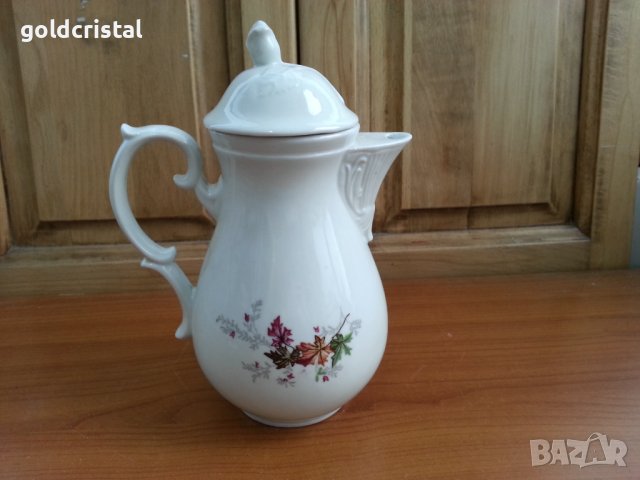 Стар български порцелан кана чийник 