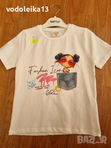 нова тениска с дънково джобче